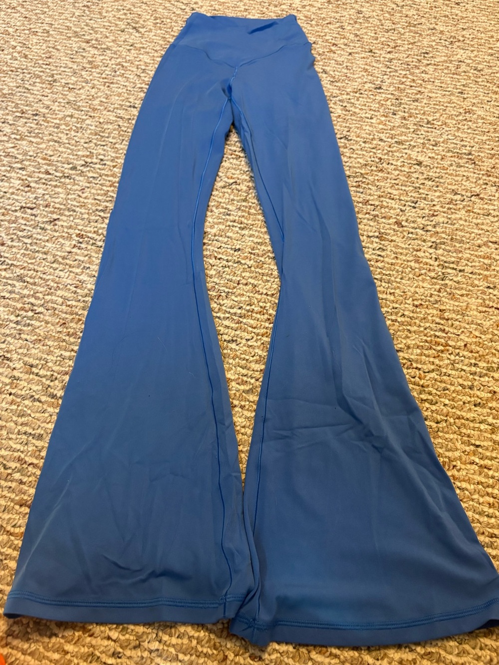 Aerie blue flared cross over leggings